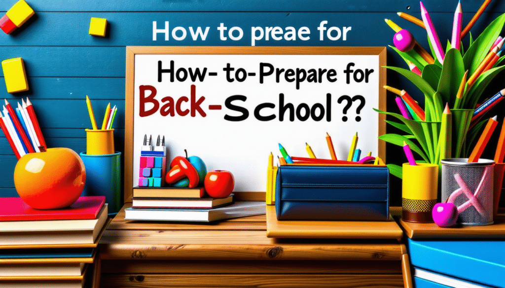 découvrez nos conseils pour une préparation efficace à la rentrée scolaire et une organisation optimale pour une rentrée réussie.